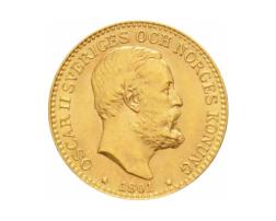 Schweden 20 Kronen Goldmuenze