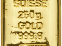 Goldbarren 250 Gramm Pamp
