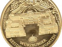 100 Euro Goldmünze 2010 UNESCO Weltkulturerbe Stadt Würzburg
