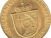 25 Franken Liechtenstein Goldmünze Prince Franz Josef II 1956