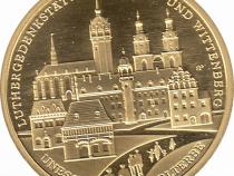 100 Euro Goldmünze 2017 UNESCO Weltkulturerbe Eisleben Wittenberg