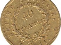 40 Francs Frankreich Napolen I mit Kranz 1804-1815