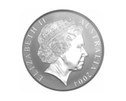 1 Unze Silber Känguru 2004 Australien Roayal Mint 1 Dollar