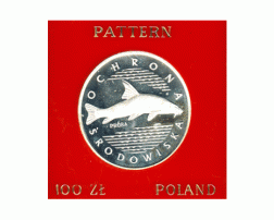 Polen 100 Zlotych Silber 1977 Ochrona Srodowiska