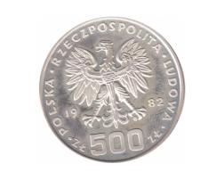 Polen 500 Zlotych Silber 1982 Dar Mlodziezy