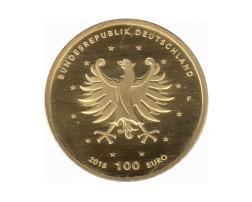 100 Euro Goldmünze 2018 UNESCO Augustusburg und Falkenlust Brühl