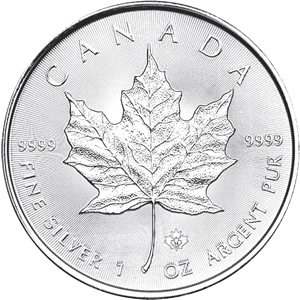 Silbermünzen Maple Leaf