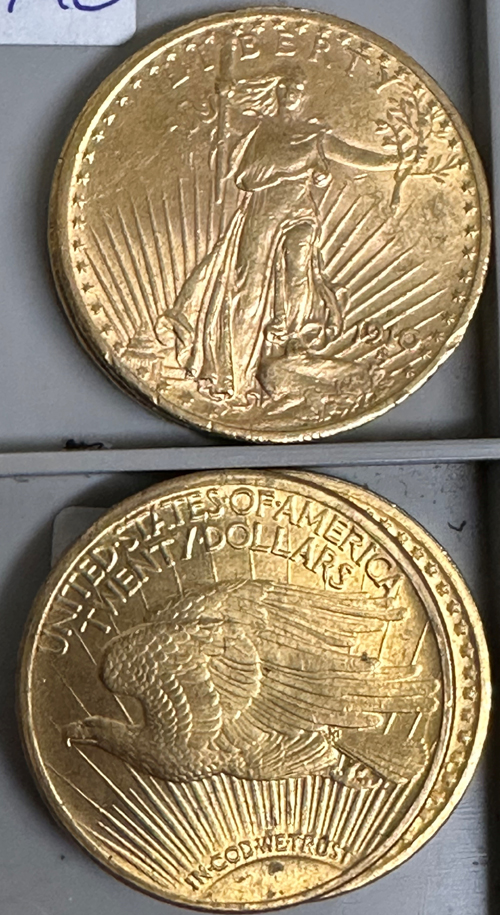 Die 20 Dollar Gold American Double Eagle Saint Gaudens