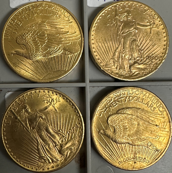Die 20 Dollar Gold American Double Eagle Saint Gaudens 