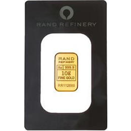 Goldbarren 10 Gramm Rand Refinery