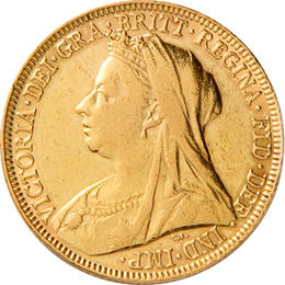 1 Pfund Victoria Veiled Head