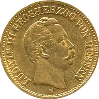 20 Mark Kaiserreich Hessen 1872-1873 Ludwig Jaeger 214