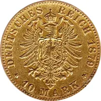 10 Mark Kaiserreich Hessen 1878-1888 Ludwig Jaeger 219