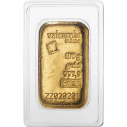 Goldbarren 100 Gramm Valcambi