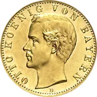 10 Mark Kaiserreich Bayern 1888 Otto Jaeger 198