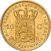 10 Gulden König Wilhelm 1875-1889 Niederlande Holland