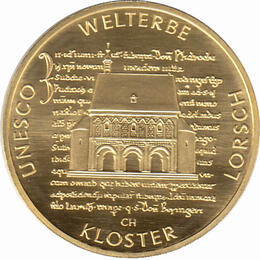 100 Euro Goldmünze 2014 UNESCO Weltkulturerbe Kloster Lorsch
