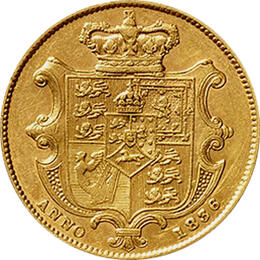 Sovereign 1 Pfund William IV 1835