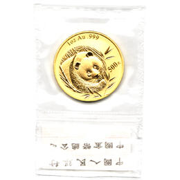 China Panda 1 Unze 2003 Goldpanda 500 Yuan