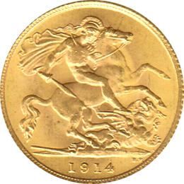 1/2 Pfund Sovereign George