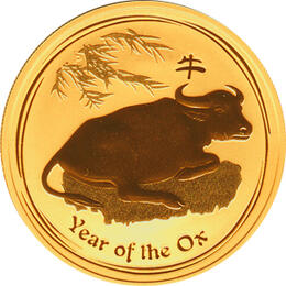 Lunar II Ochse 1/10 Unze 2009 Proof