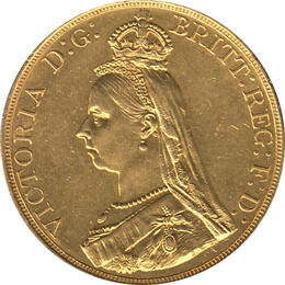 5 Pfund Sovereign Victoria 1887