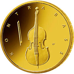 50 Euro Gold Kontrabass 2018
