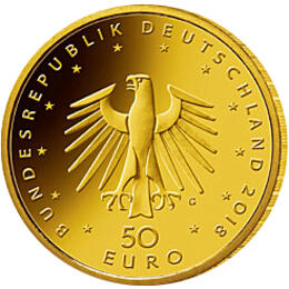 50 Euro Gold Kontrabass 2018