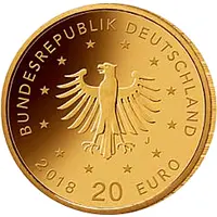20 Euro Goldmünze Uhu 2018 Heimische Vögel