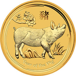 Lunar II Schwein 2 Unze 2019
