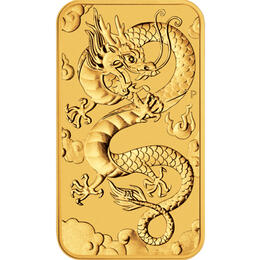 Dragon Rectangle Goldbarren 2019