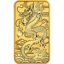 Dragon Rectangle Goldbarren 2018