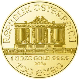 1 Unze Wiener Philharmoniker Gold 2024