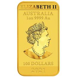 Dragon Rectangle Goldbarren 2021