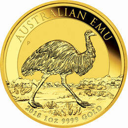 Australien Emu 1 Unze Gold 2018
