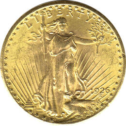 American Double Eagle Saint Gaudens 1926