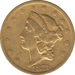 20 Dollar American Liberty Head 1871