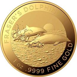Australien Fraser Dolphin RAM 1 Unze Gold 2021