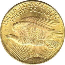 American Double Eagle Saint Gaudens 1908