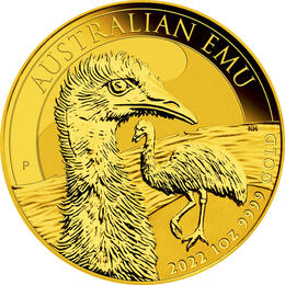 Australien Emu 1 Unze Gold 2022