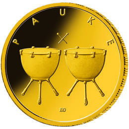 50 Euro Gold Pauke 2021