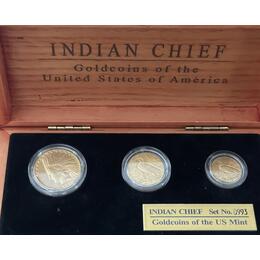 American Indianer Set 2,5 bis 10 Dollar