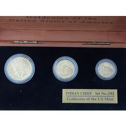 American Indianer Set 2,5 bis 10 Dollar