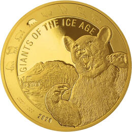 Höhlenbär 1 Unze Gold 2020 Giganten der Eiszeit