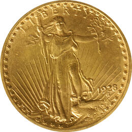 American Double Eagle Saint Gaudens 1928