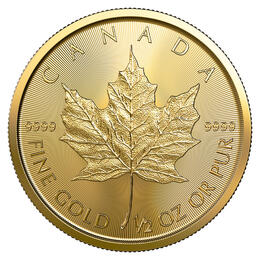 Maple Leaf Gold 1/2 Unze 2024