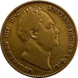 Sovereign 1 Pfund William IV 1837