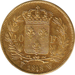 40 Franc Frankreich Louis XVIII 1813