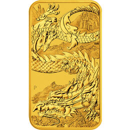 Dragon Rectangle Goldbarren 2023