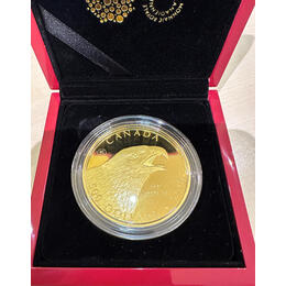 Kanada Golden Eagle Adler Birds of Prey 5 Unzen Goldmünze 2019 Proof